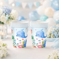 Pastel Under the Sea Party Cups-10 PK